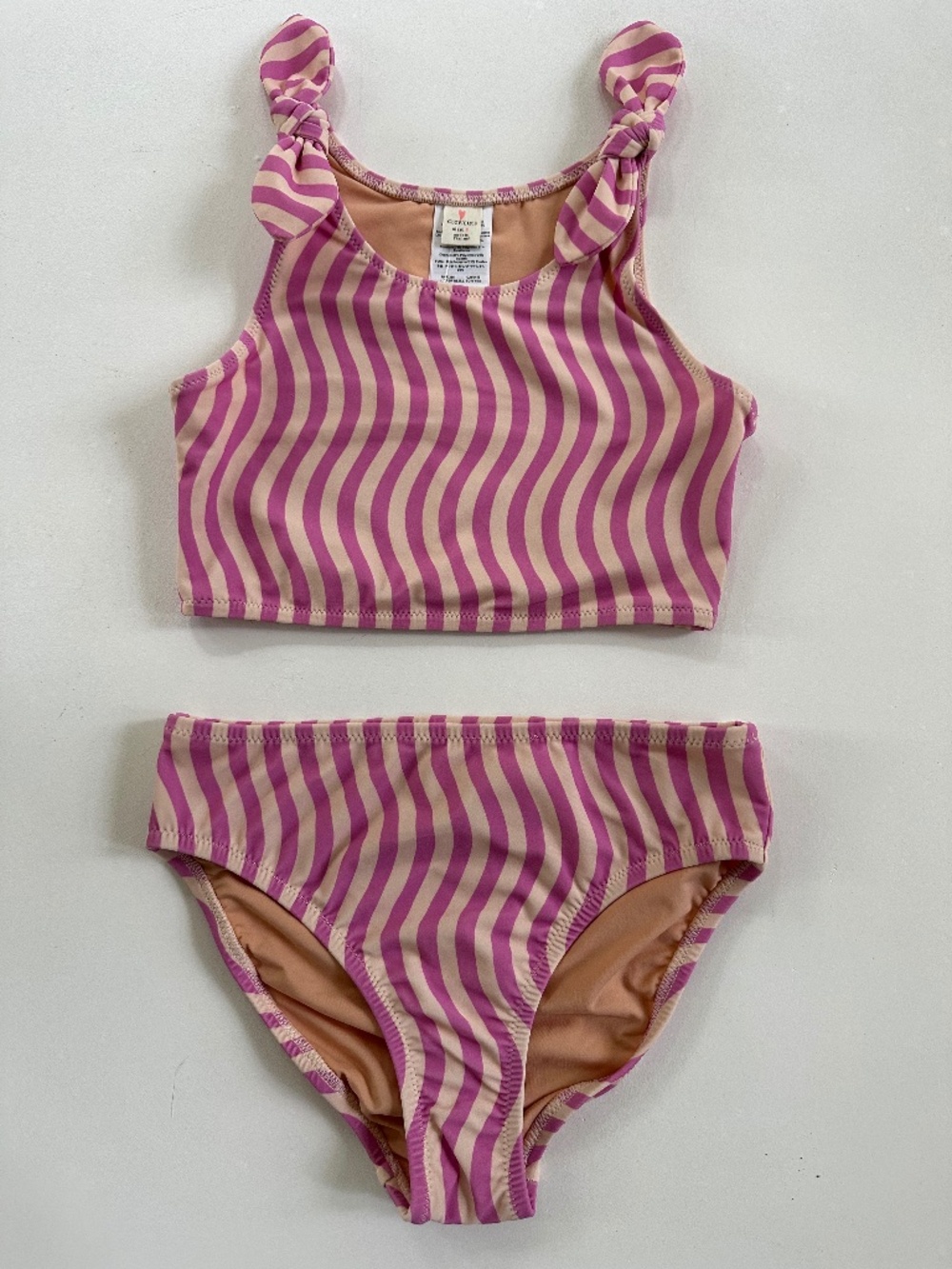 J.Crew Tie-Shoulder Two-Piece Swimsuit